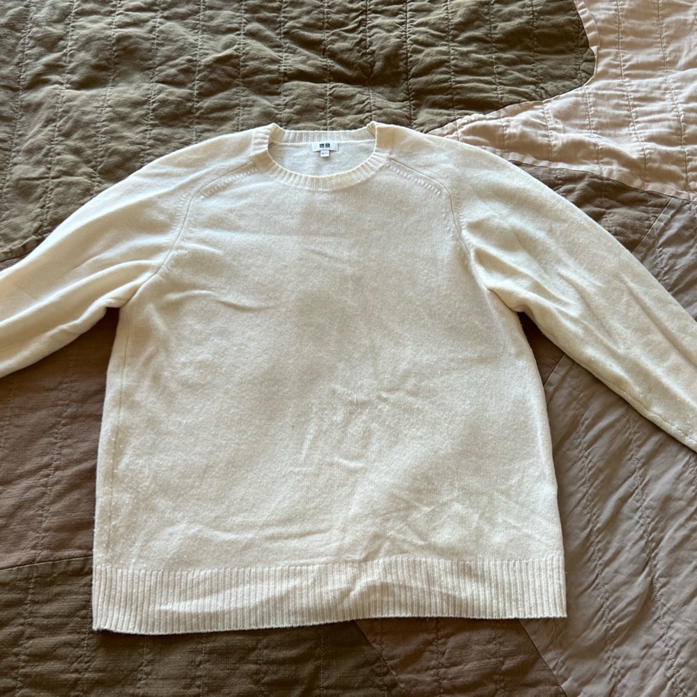Men’s Uniqlo 100% Wool XL Crew Neck Sweater